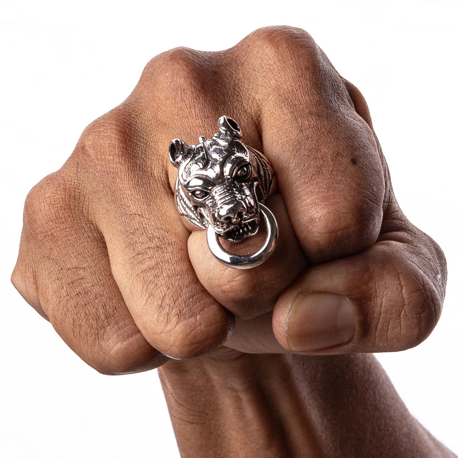 Dog head ring hot sale