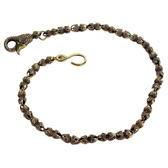 Brass Dragon Claw Wallet Chain - Etsy 