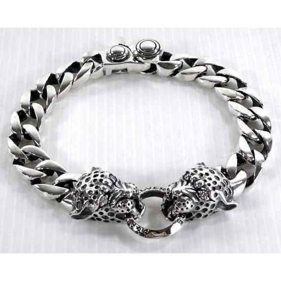 Silver Tiger Head Bracelet- Cape Diamond Exchange | Shop Jewelry Online -  Jewelry Shop in Cape Town