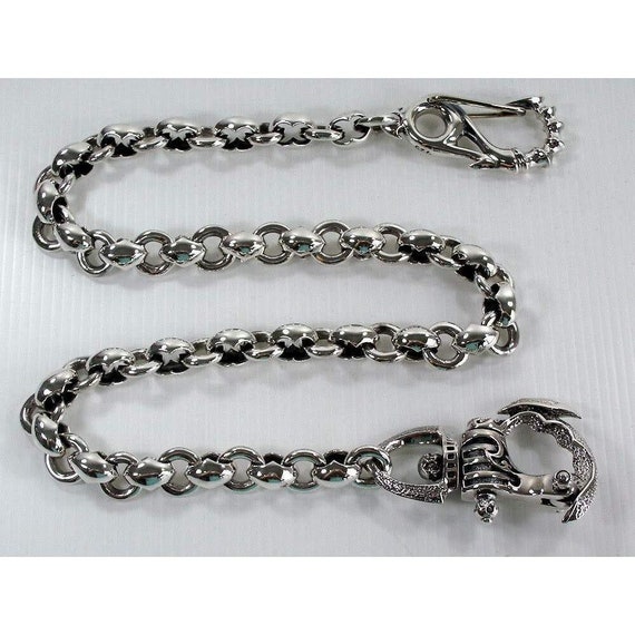 Sterling Silver Gothic Wallet Chain