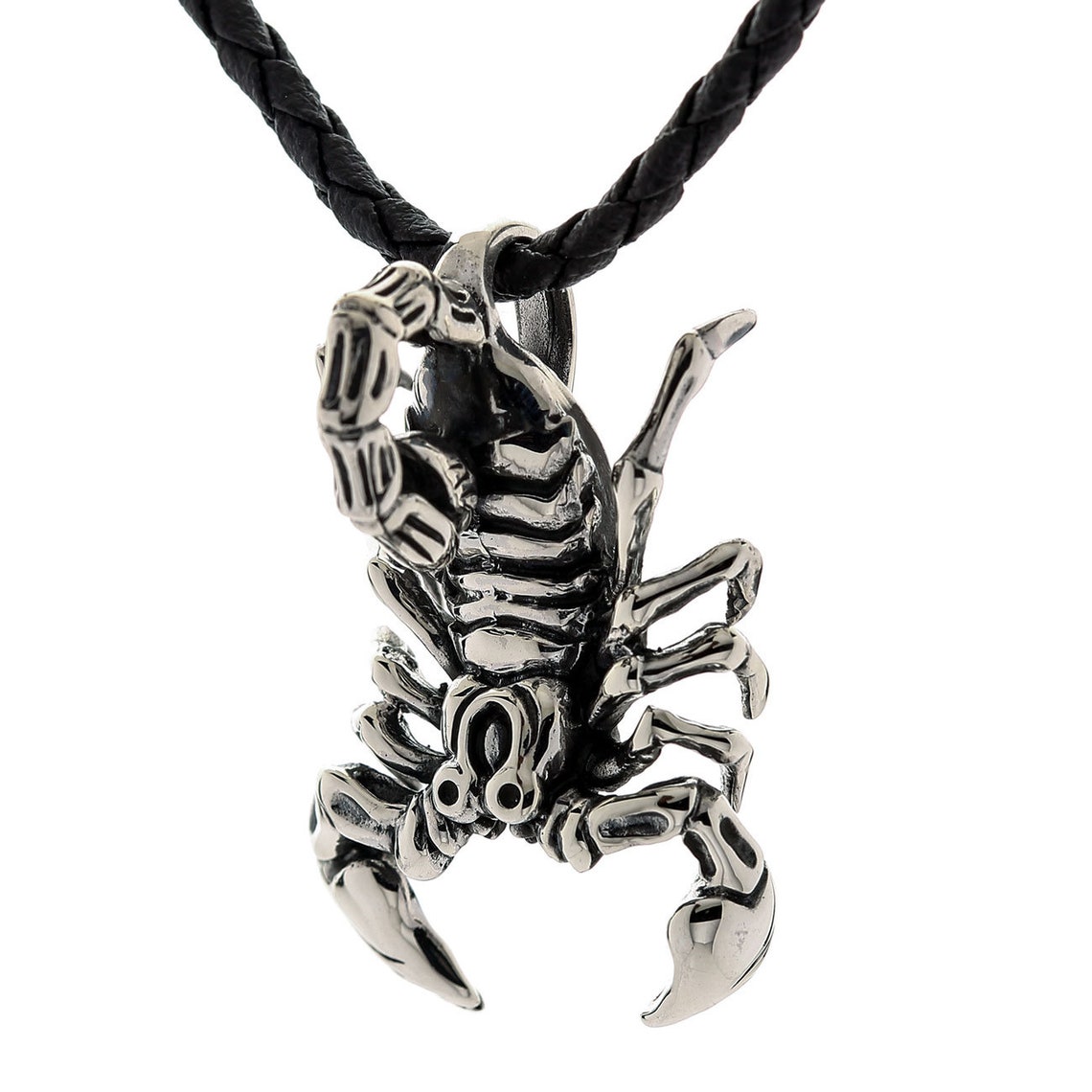 Scorpion Pendant Sterling Silver Animal Pendant Silver Etsy