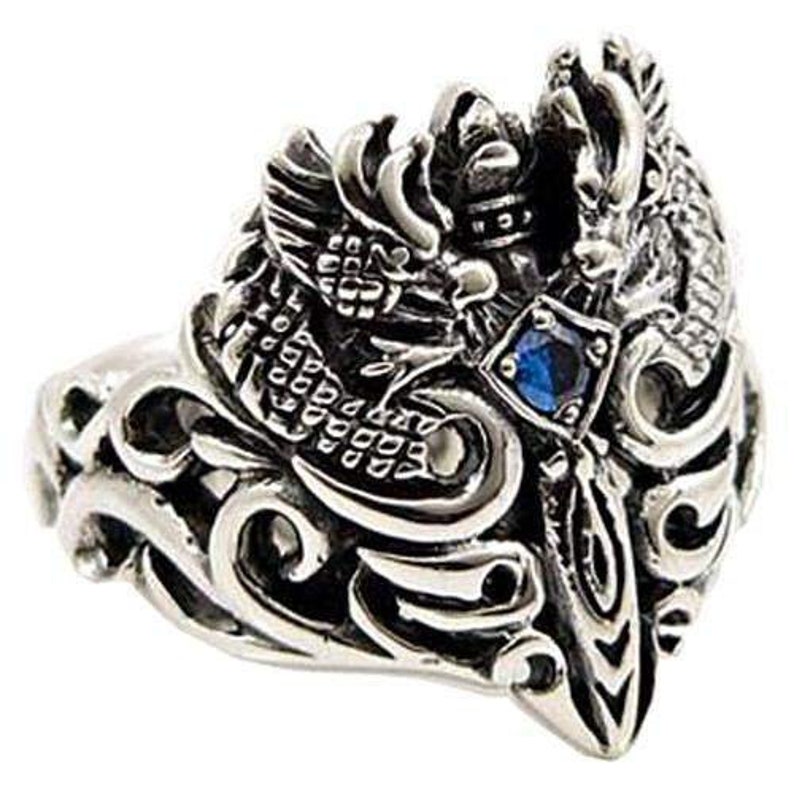 Sterling Silver Dragon Ring Silver Celtic Ring Celtic Etsy