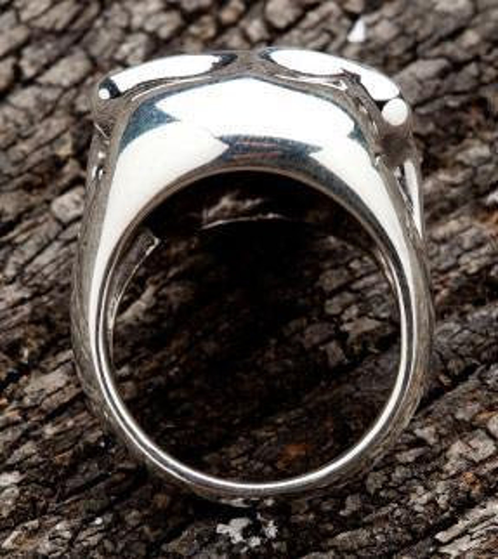 Skull Ring Heavy Men's Ring Heavy Metal Rock and Roll Etsy