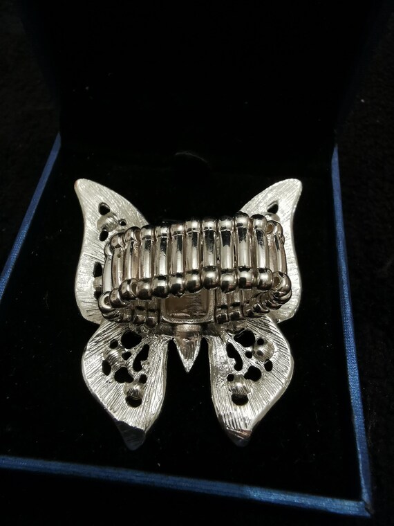 Schmetterling Ring Statement Großer Ring Silber F… - image 2