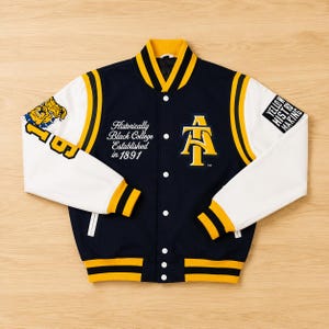 North Carolina A&T Aggie Pride Varsity Jacket – HBCU Letterman Bomber 1891