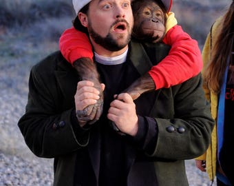 Kevin Smith Jay and Silent Bob Strike Back Trench Coat 90s Inspired Trench Coat, Oversized Winter Wool Blend Coat, Classic Streetwear Jacket
