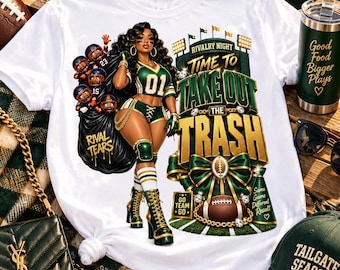 Green Bay Football Fan PNG, Rivalry Game Day Design (Digital Download)