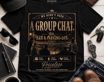 Brotherhood Parking Lot Graphic Tee PNG | Vintage Streetwear Design (Digital Download)