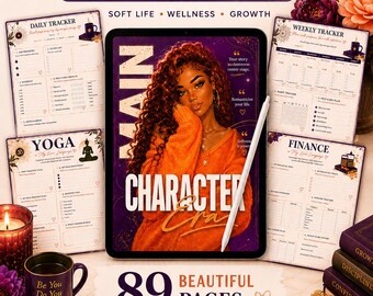 Self-Love Journal Bundle | Soft Life, Wellness, Finance Planner (PDF Download)