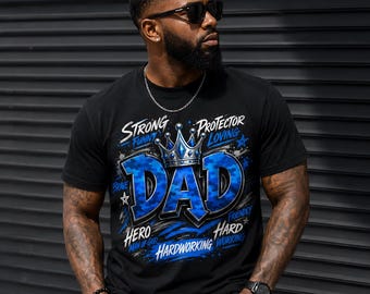 King Dad Camouflage PNG | Father’s Day Shirt Design, Luxury Streetwear Graphic (Digital Download)
