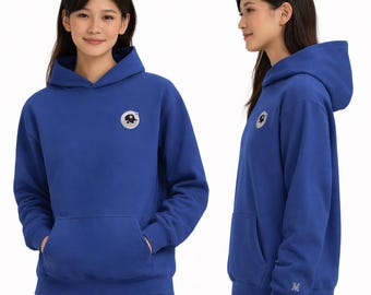 NY Collection Embroidered logo Unisex oversized hoodie