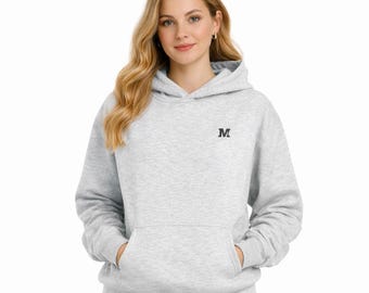 Maltik Embroidered M-Logo Unisex Oversized Hoodie