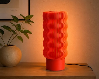 Modern Table Lamp, Minimalistic Piece, Scandinavian Accent Light, Ambient Lamp, Contemporary Home Decor Gift