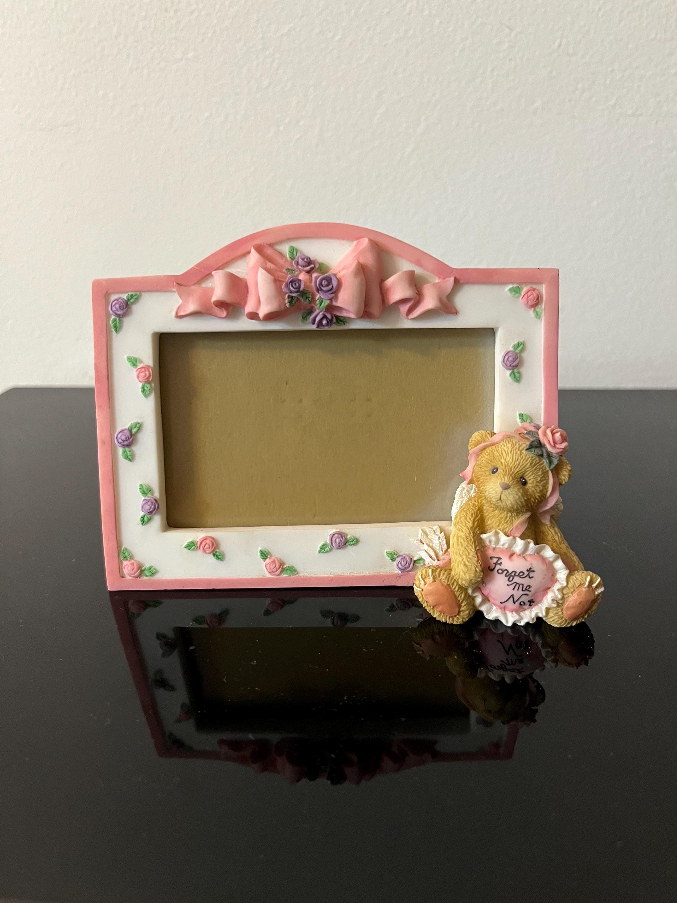 Vintage Teddy Bear Picture Frame - Etsy