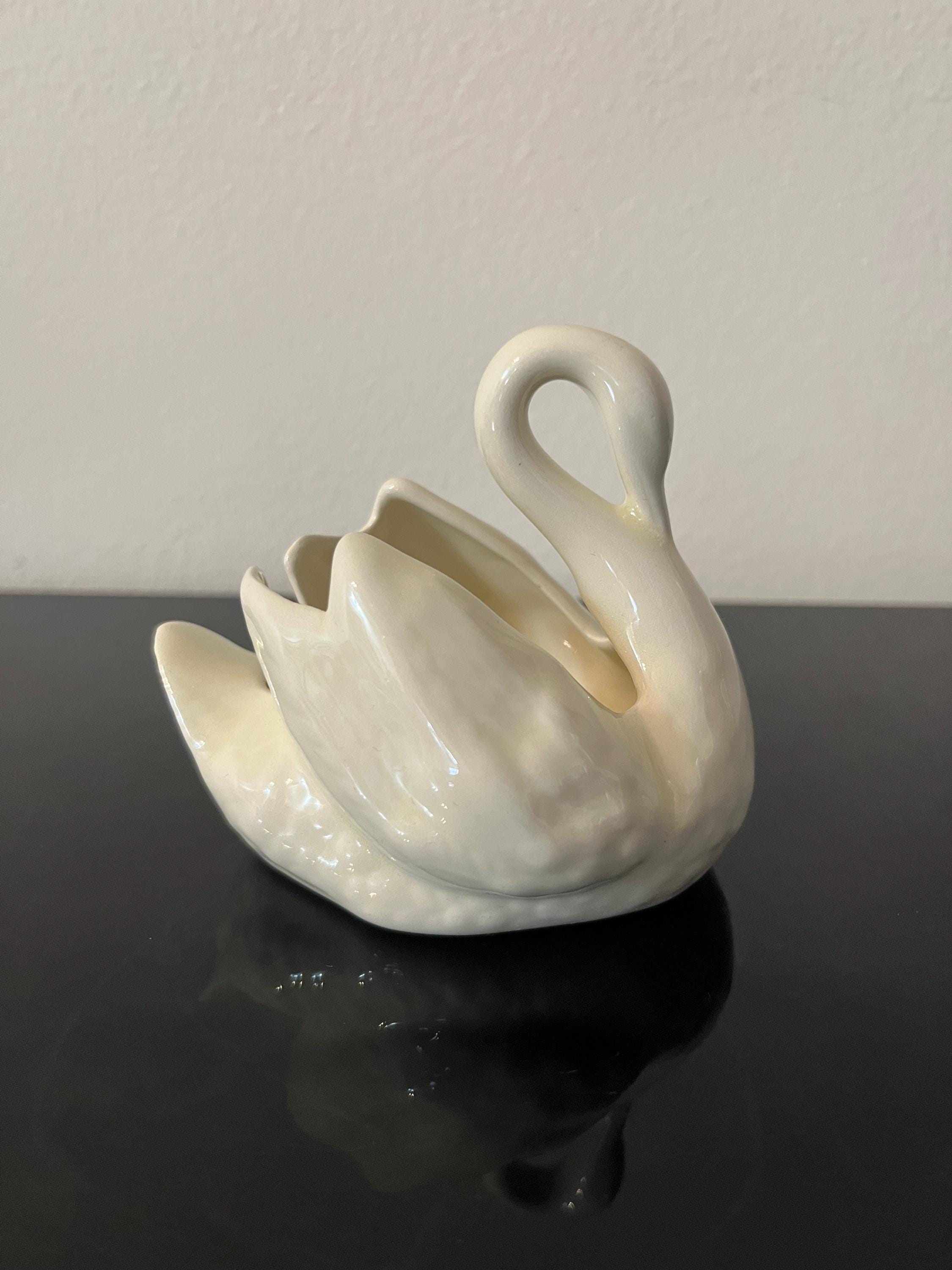 Vintage Swan Vase - Etsy