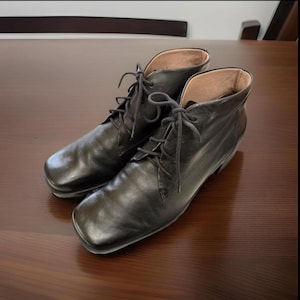 90s Square Toe Shoes - Etsy