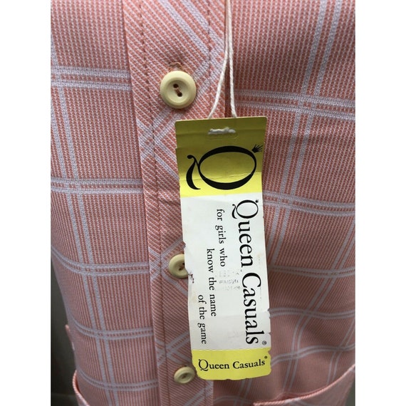 Deadstock Queen Casuals 70's Long Polyester Vest … - image 6
