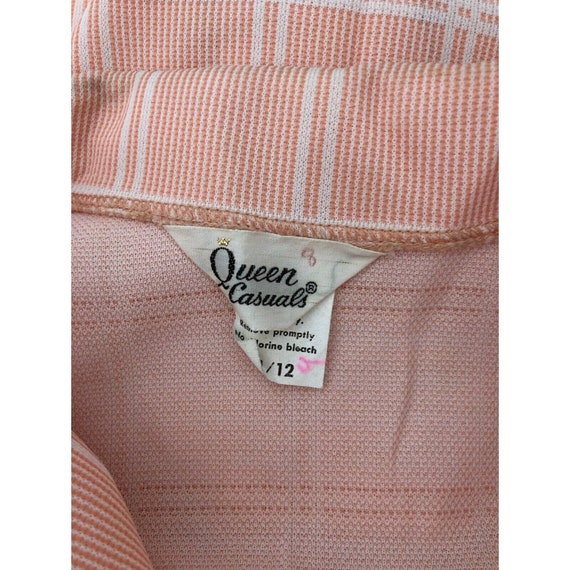 Deadstock Queen Casuals 70's Long Polyester Vest … - image 7