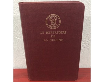 Le Repertoire de la Cuisine L. Saulnier 1950 No Dust HB French Culinary Resource