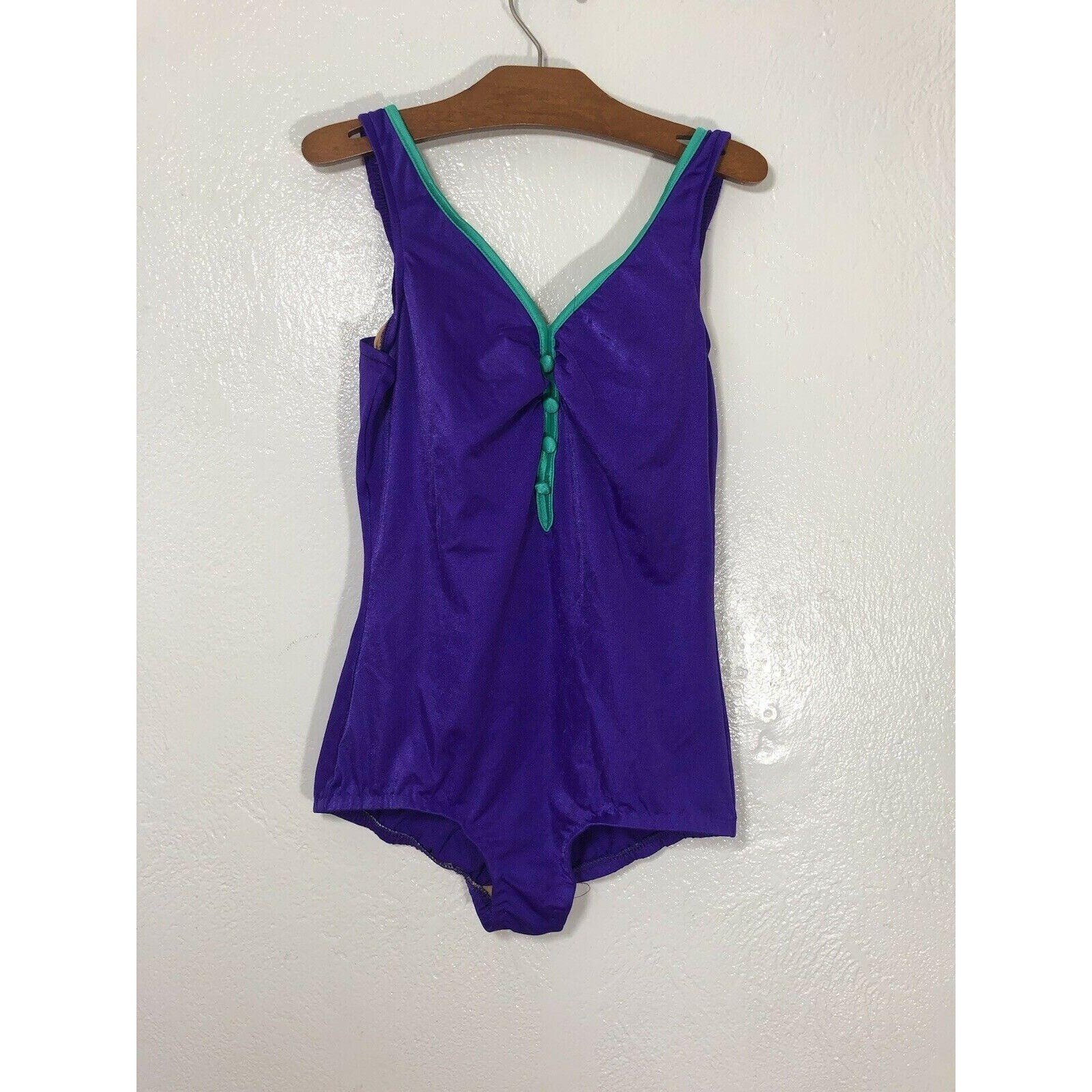 Maxine of Hollywood Size 14 One Piece Swimsuit Bathing Suit Etsy UK