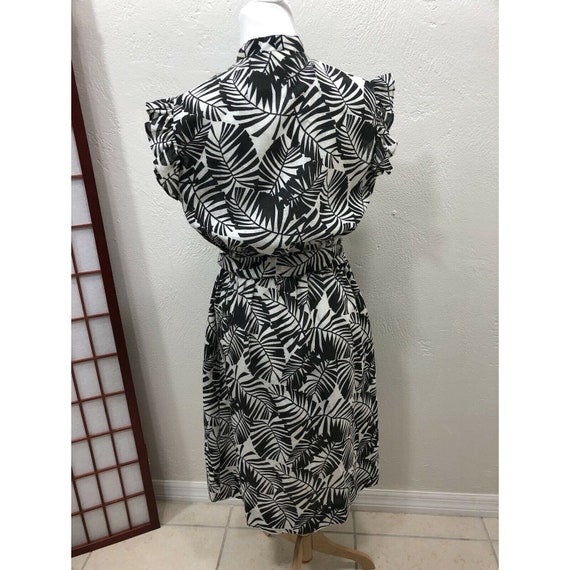 Nancy Greer Dress Size S/M Semi-Sheer Cap Sleeve … - image 4