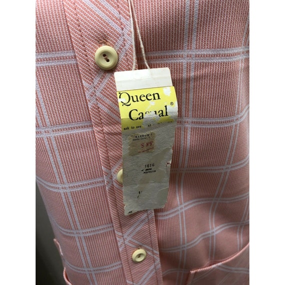 Deadstock Queen Casuals 70's Long Polyester Vest … - image 5
