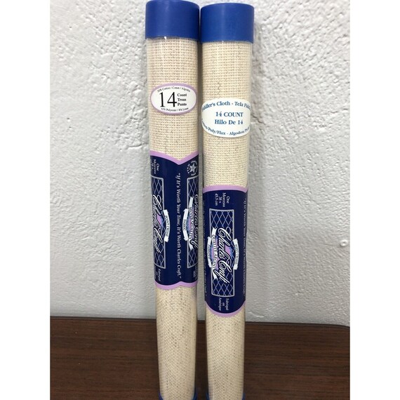 2 Charles Craft 14ct Fiddlers Aida Cloth 15 X 18 Etsy