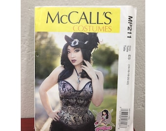 McCall's Costumes Corset MP211 Sz 14-22 Pattern Fantasy Cosplay OOP Yaya Han