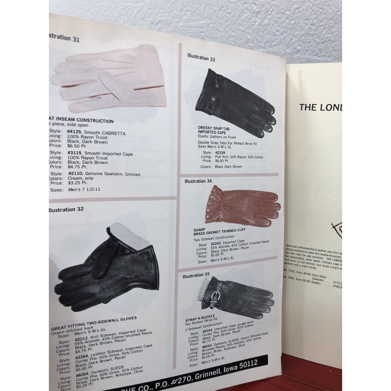 Vintage 1973 Delong Luxury Leathers Brochure Catalog Ephemera Reference