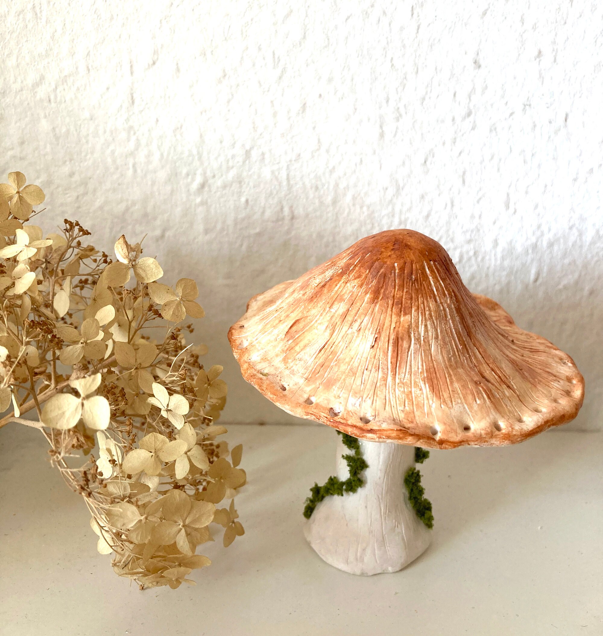 New Resin Mushroom Earring Holder Table Storage Ornaments - Temu