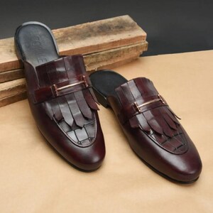 men's dress shoes with open back Mens open back shoes + FREE SHIPPING