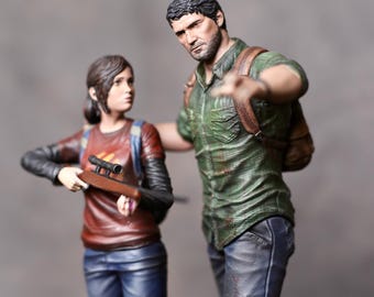 Joel Miller & Ellie TLOU 2 handbemalte Figur