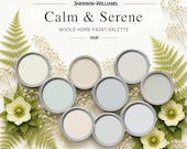 Calm & Serene Whole House Paint Color Palette