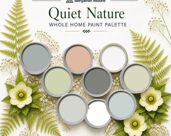 Paleta de colores de pintura para toda la casa "Naturaleza tranquila"