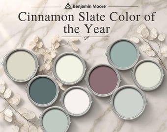 Zimtschiefer - Farbe des Jahres - Ganze Hausfarbe Farbpalette