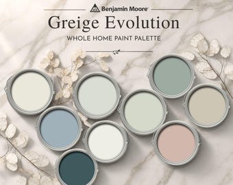 Greige Evolution Whole Home Paint Farbpalette