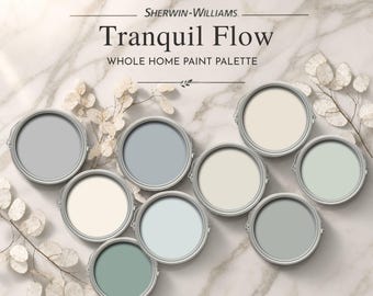 Tranquil Flow Whole Home Paint Farbpalette