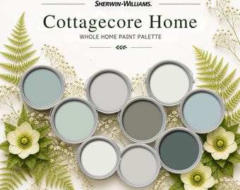 Cottagecore Home Ganze Haus malen Farbpalette