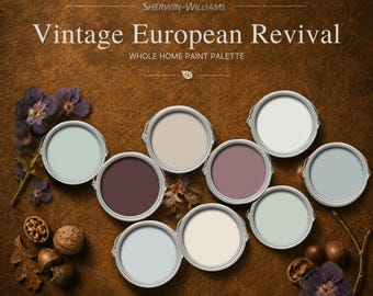 Vintage European Revival Whole Home Paint Farbpalette