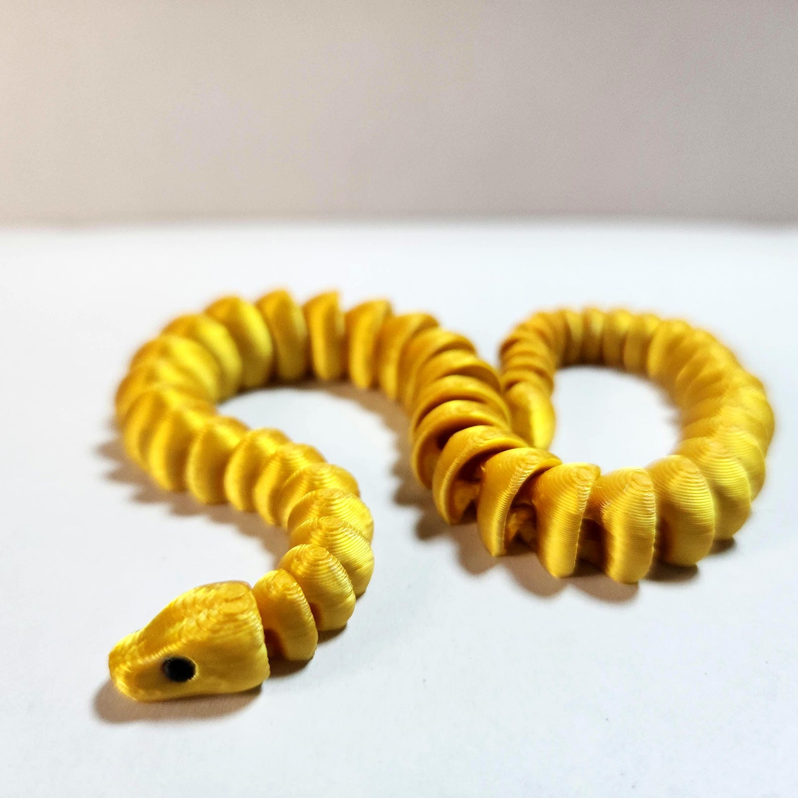 Ball Python Snake 3D Printed Articulated Fidget Snake - Many Color ...