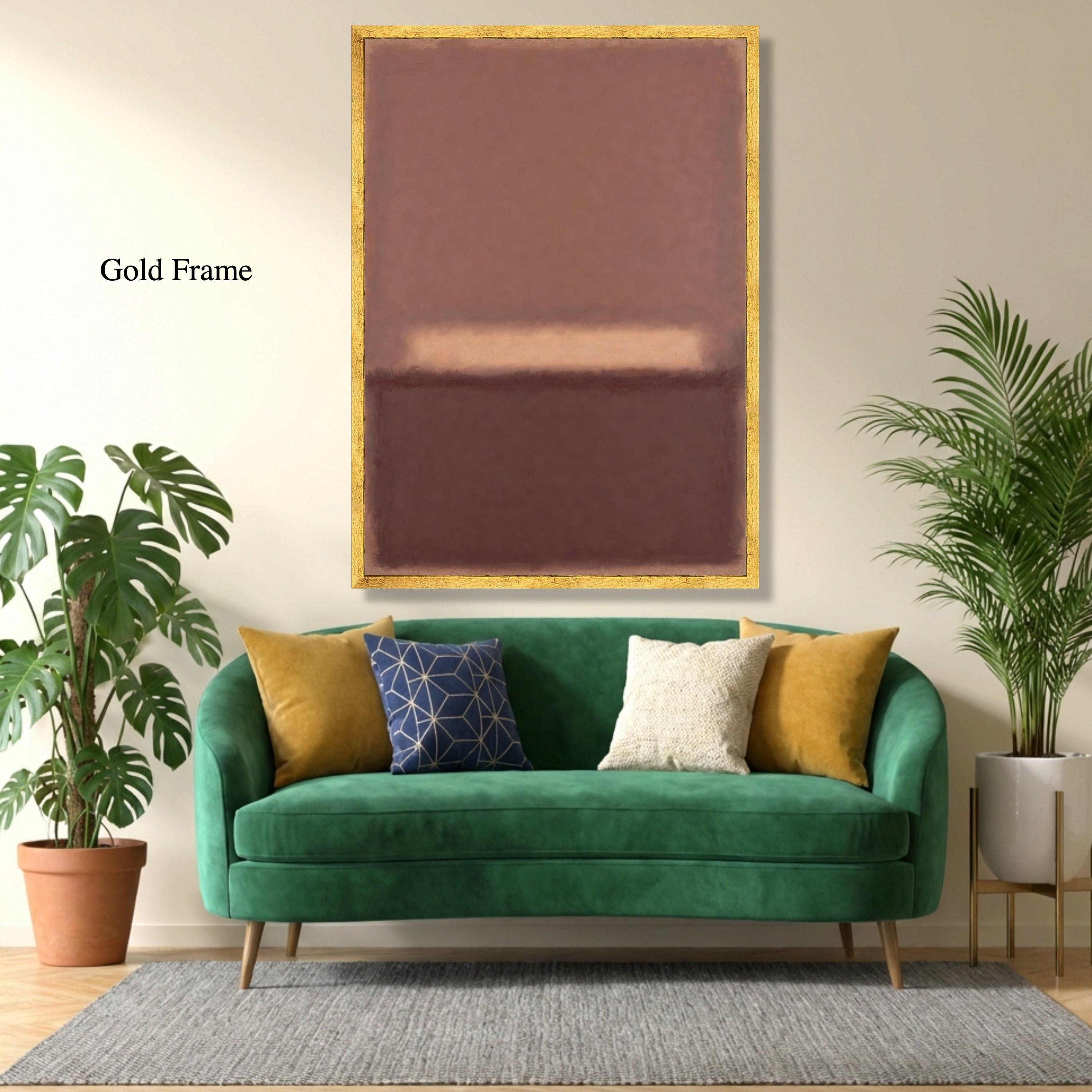Mark Rothko 15 Mark Rothko No. 15 1952 Abstract Color Field Canvas Print, Dusty Rose ...