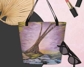 All-Over Print Large Tote Bag