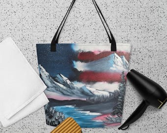 All-Over Print Large Tote Bag