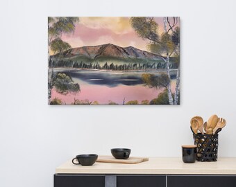 Katahdin at Dusk - Canvas Print