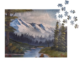Jigsaw puzzle with tin