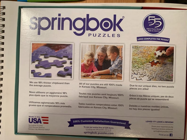 Spring Box Puzzle Book Store Springbok, the Oldest Puzzle Brand in America, Has Been Producing Its ...