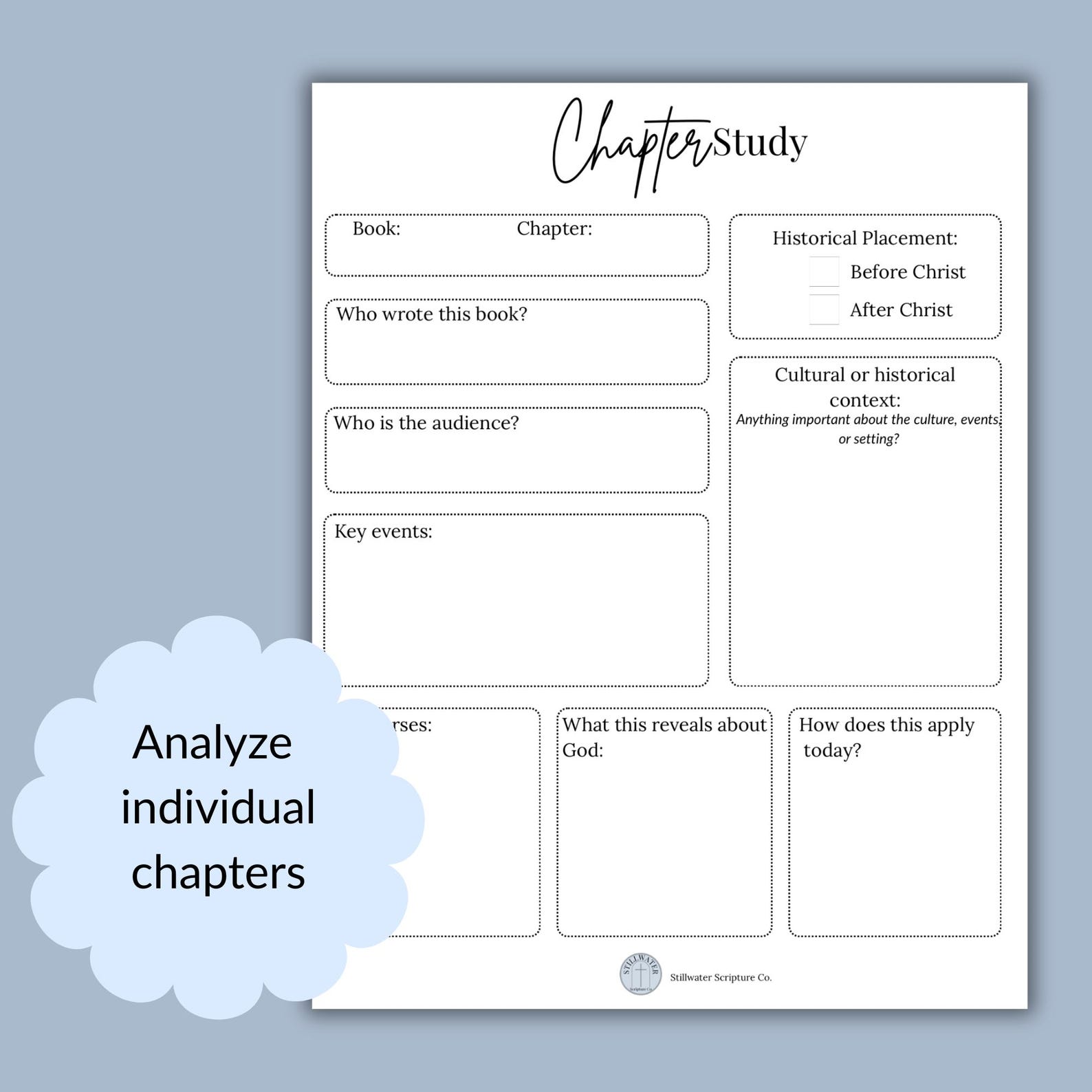 Bible Study Method Bundle | Verse Mapping, SOAP, Chapter Study (PDF) - Etsy