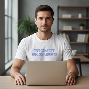 Snelle ingenieur T-shirt | Grappige AI-T-shirt | Cadeau voor AI-liefhebber | Uniseks T-shirt met grafische print | Op maat gemaakt technisch shirt