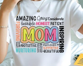PNG de mamá / Diseño de sublimación con cita de mamá / Imágenes prediseñadas de maternidad, mamá inspiradora