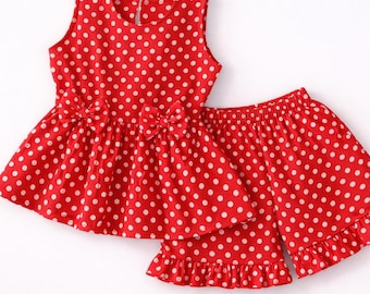 Baby Girl Dress and Shorts Sewing Pattern | Frill, Bow Design (PDF)